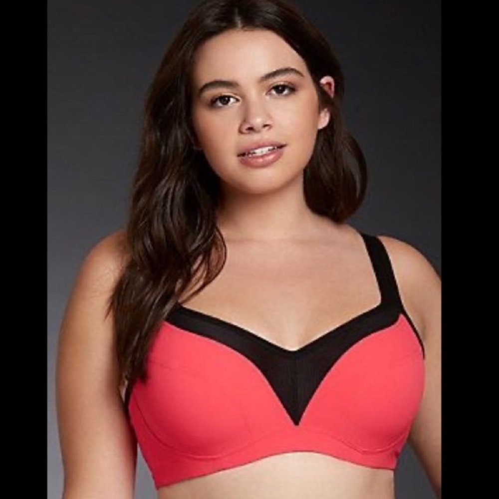 NWOT pink torrid sports bra